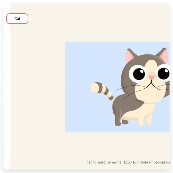 Candybots animals maker cat-elephant