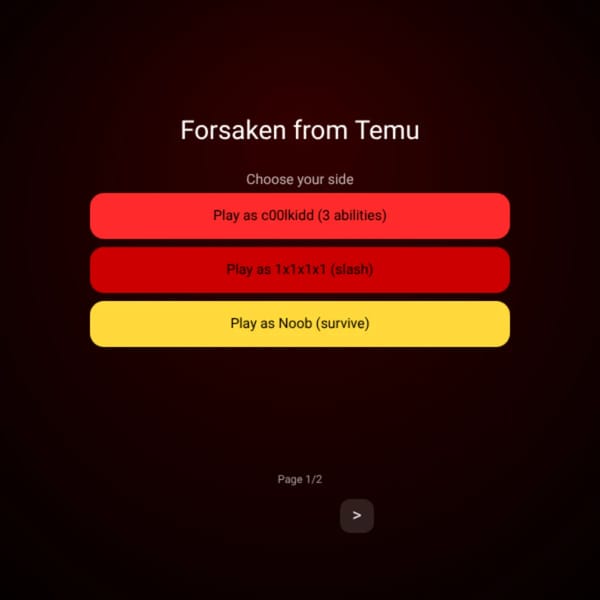 Forsaken from temu.