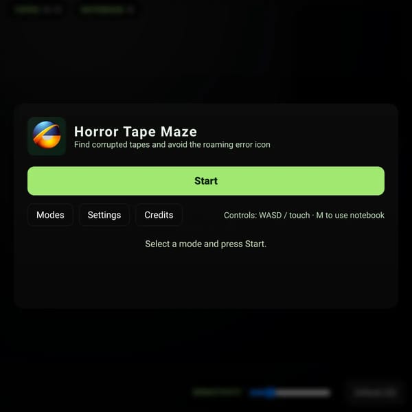 the maze.