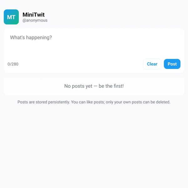 MiniTwit