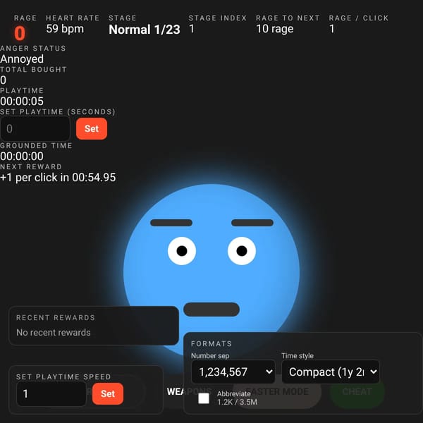 Ultimate Rage Clicker (i add your comments)