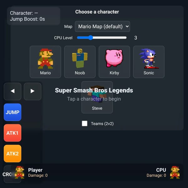 Super Smash Bros Legends — Demo