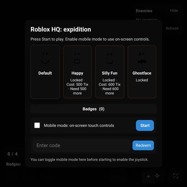 Roblox HQ: expedition (pre-alpha)