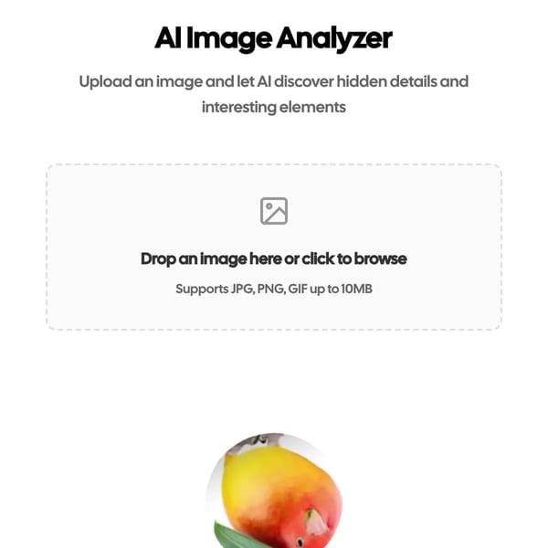 AI Image Analyzer