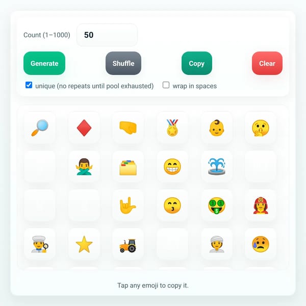 Emoji Randomizer