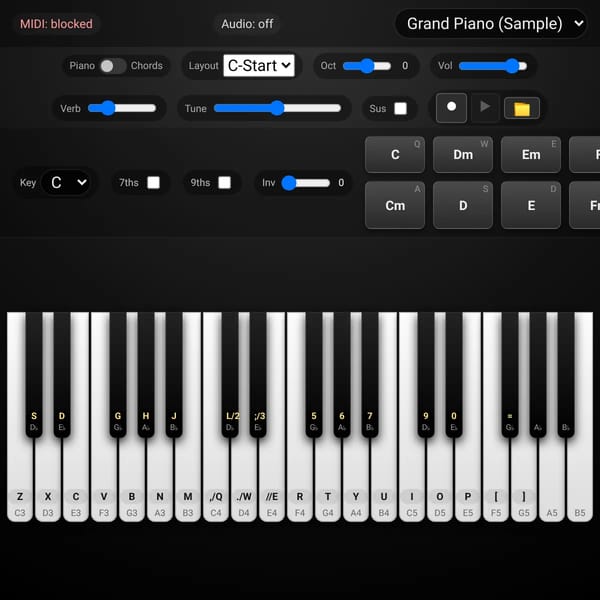 MIDI Piano