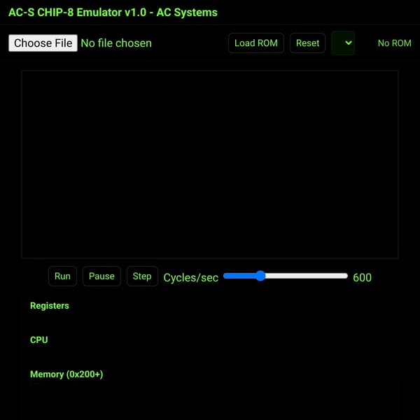ac's chip 8 emulator