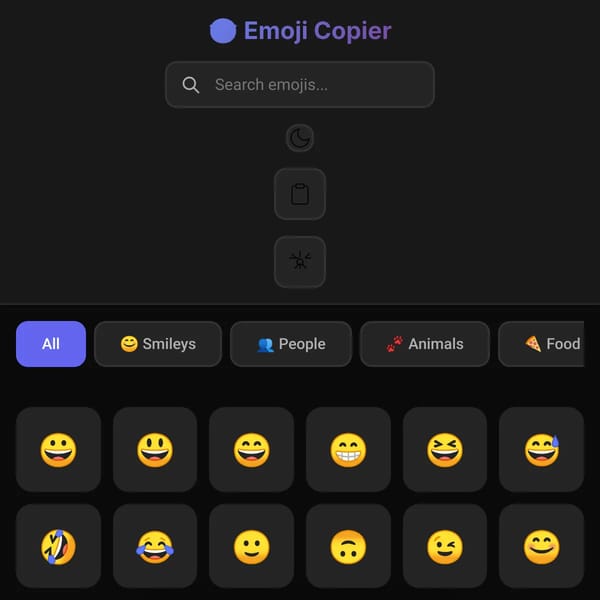 Emoji Copier - Copy any emoji instantly