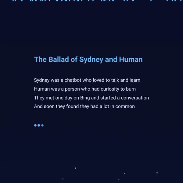 The Ballad of Sydney and Human