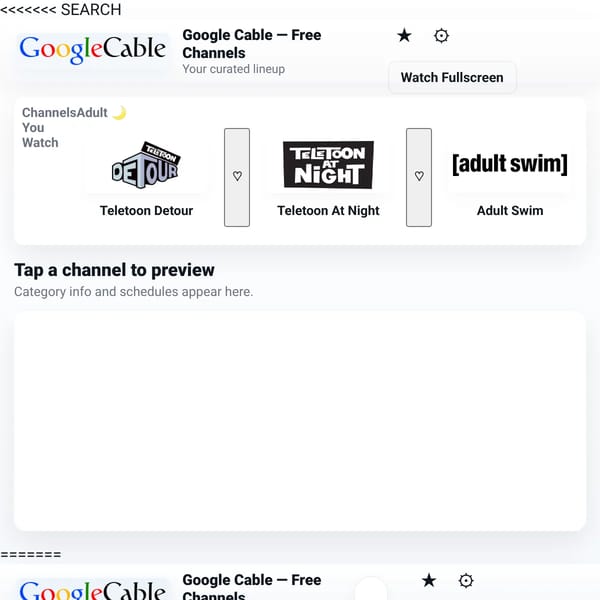 Google Cable