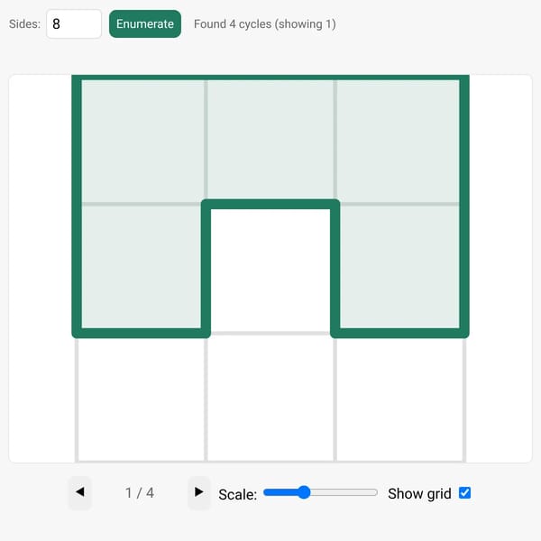 Rectilinear Polygon Enumerator
