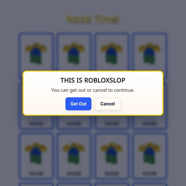 Roblox Noob Timeline (SLOP)