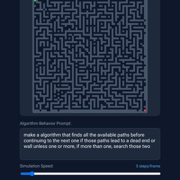 AI Pathfinding Simulation