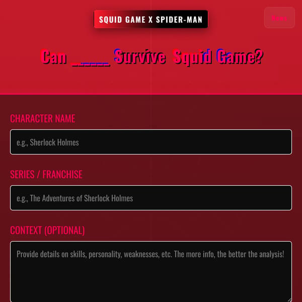 Can Somebody Survive Squid Game?