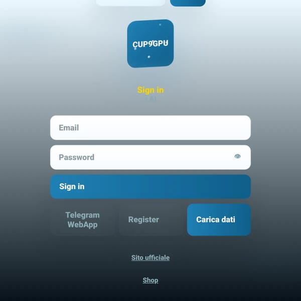 CUP9GPU Production-style APP