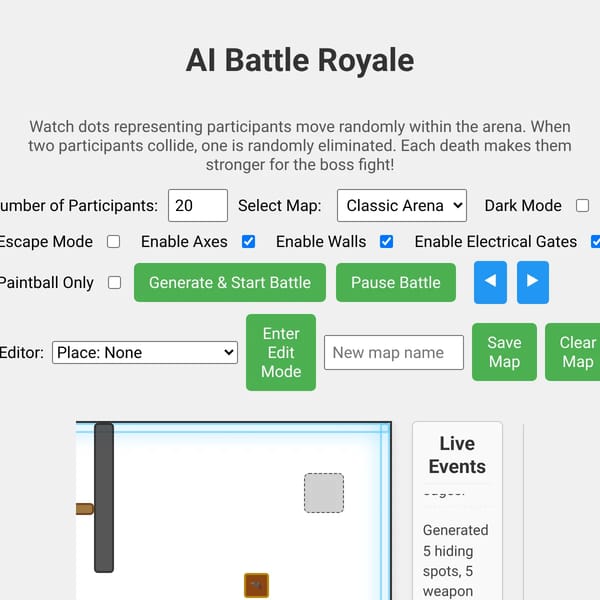 AI Battle Royale Generator