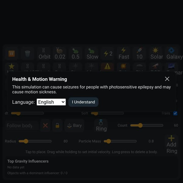 Gravity Simulator