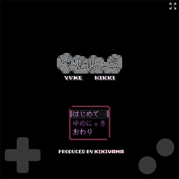 Yume Nikki 0.06 in Websim