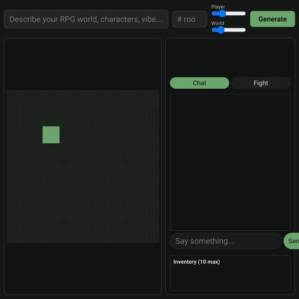 AI RPG Maker Prototype