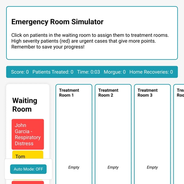 Emergency Room Simulator