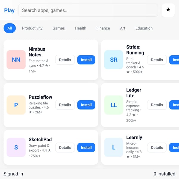 Play - Mini Store