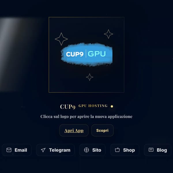 CUP9 - Production Grade App