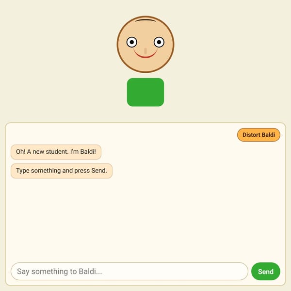 Talk to Baldi