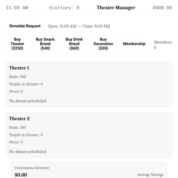 Theater Simulator