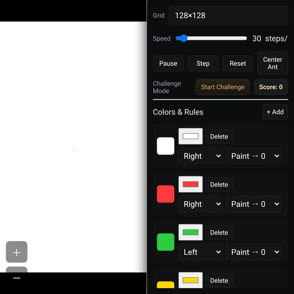 Langton's Ant Editor