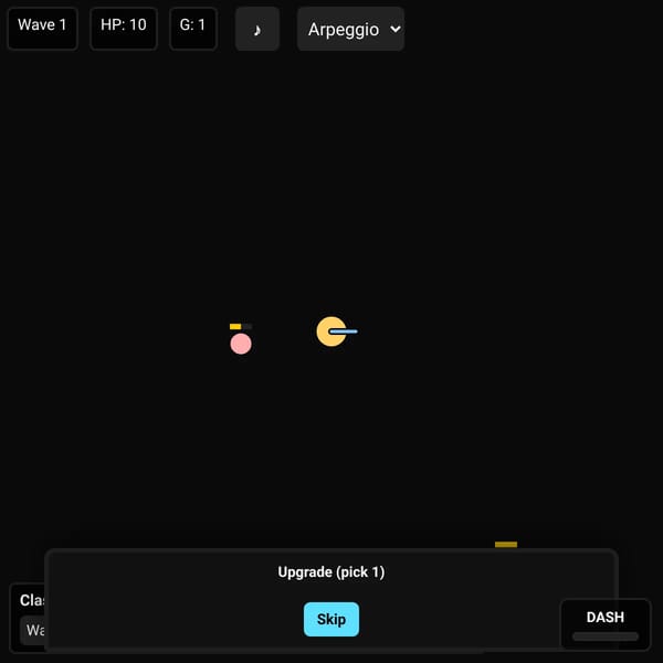 Rougelike circle game maybe decent