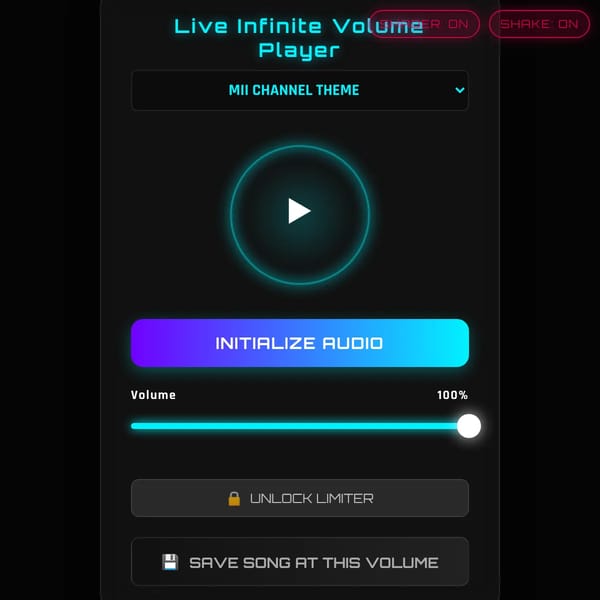 Live Infinite Volume Player