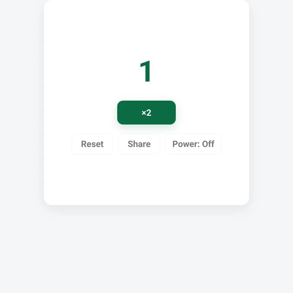 Doubling Clicker