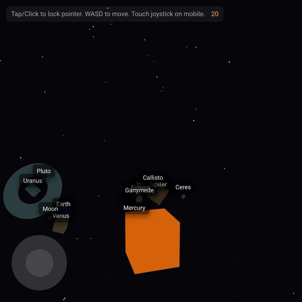 Solar System (Cubes)