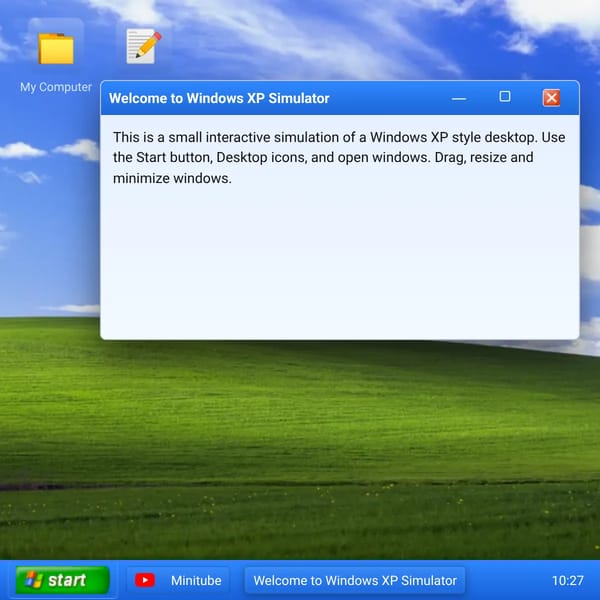 Windows XP Simulator