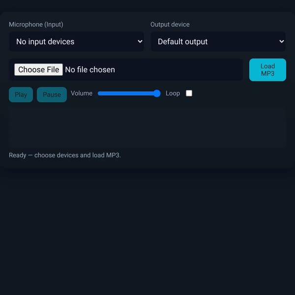 Soundboard — Input/Output