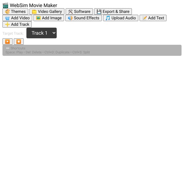WebSim Movie Maker {BETA} (THEMES!) (SOFTWARE)