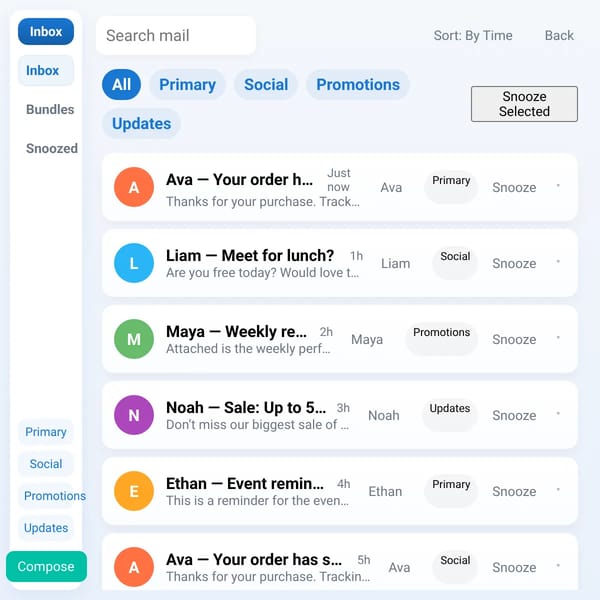 Inbox Simulator