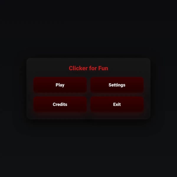 Clicker for Fun - Menu