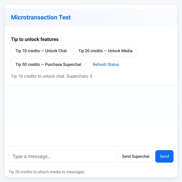 Microtransaction Test