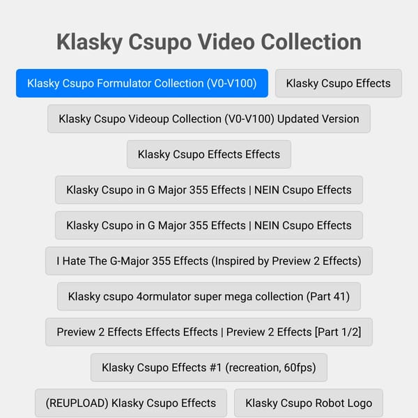 Klasky Csupo Effects Videos
