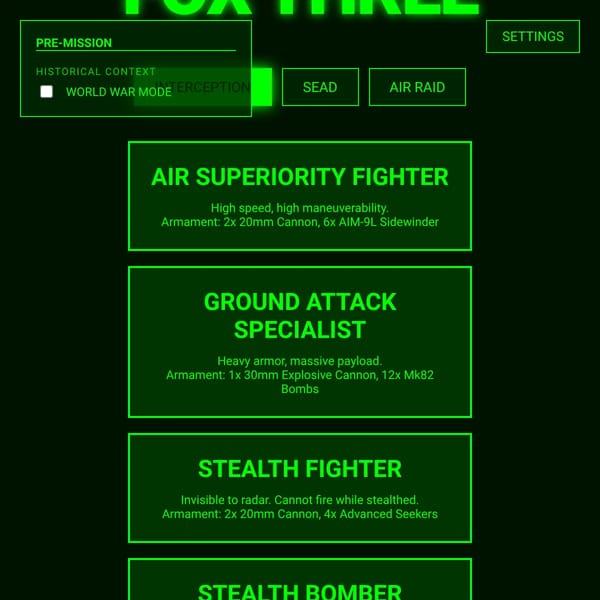 Project FOX THREE