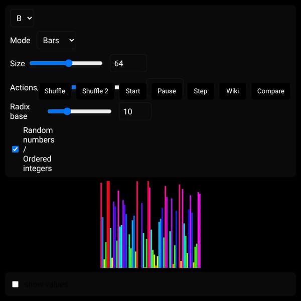 Sorting Visualizer(but better)