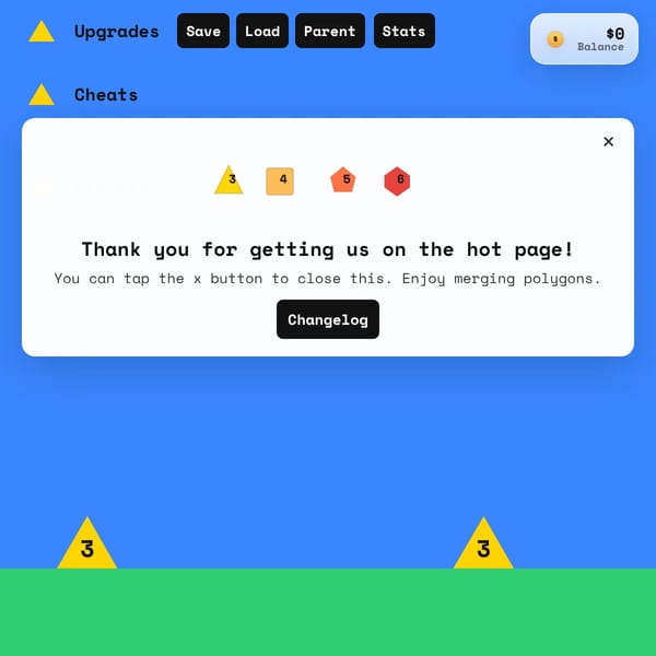Triangle Merge Physics