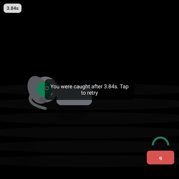 be chased by a fat elephant for the rest of eterinty