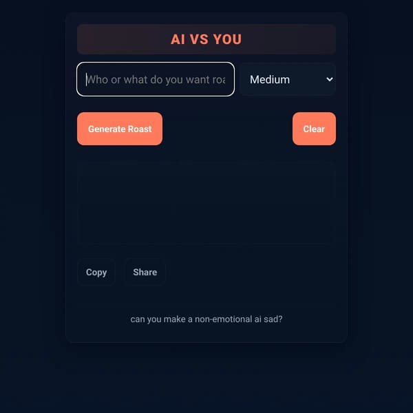 AI VS YOU