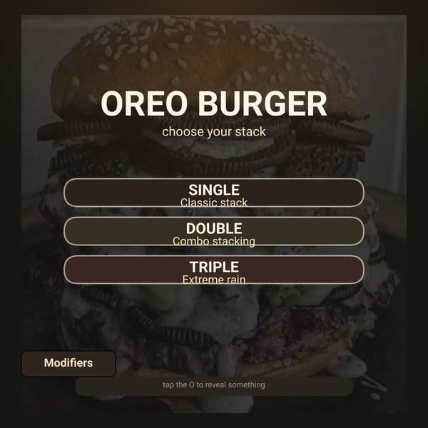 Oreo Burger Game