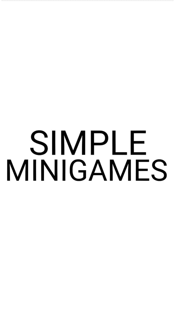 SIMPLE MINIGAMES