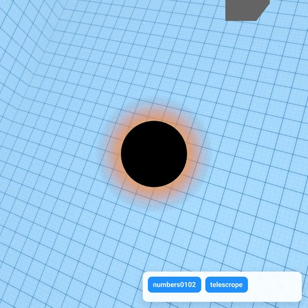 Gridded Blue Skybox