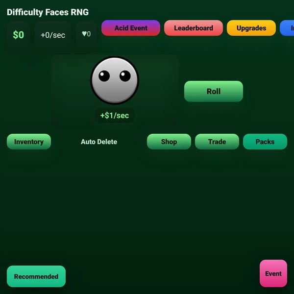 Difficulty Faces RNG 2(DISCONTEUED)