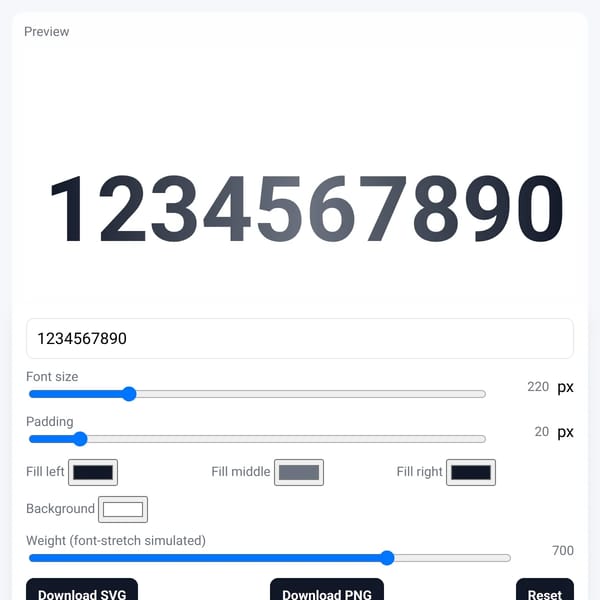 Number generator